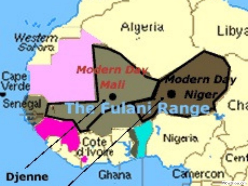 Fulani map