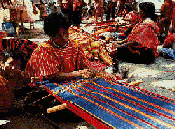 click image for more
                hand-woven Zapotec wool rugs 
