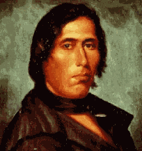 Heart Image on Chief Tecumseh  Shawnee