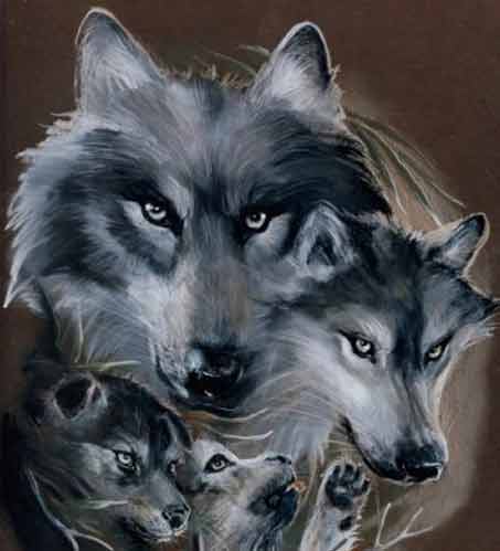 Wolf Paintings Wolf Paintings