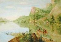 View on the Wisconsin River, 
Winnebago Shooting Ducks
(1836-1837)
George Catlin